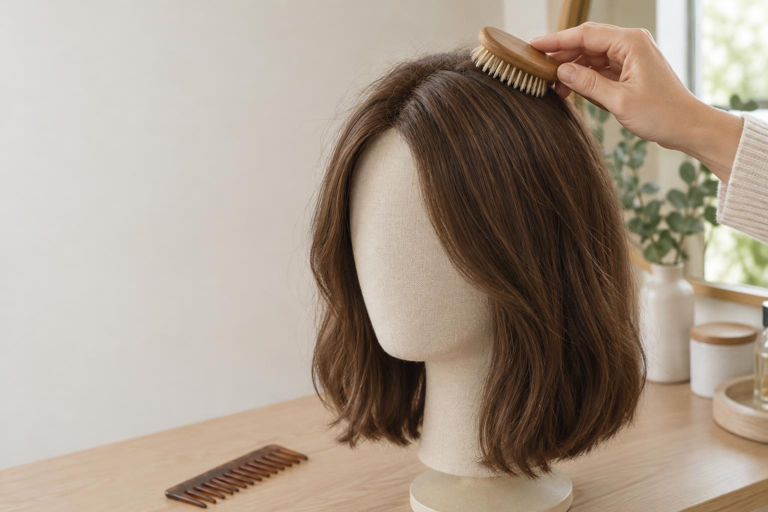 How to Smooth Wig Flyaways Without Visible Product Residue