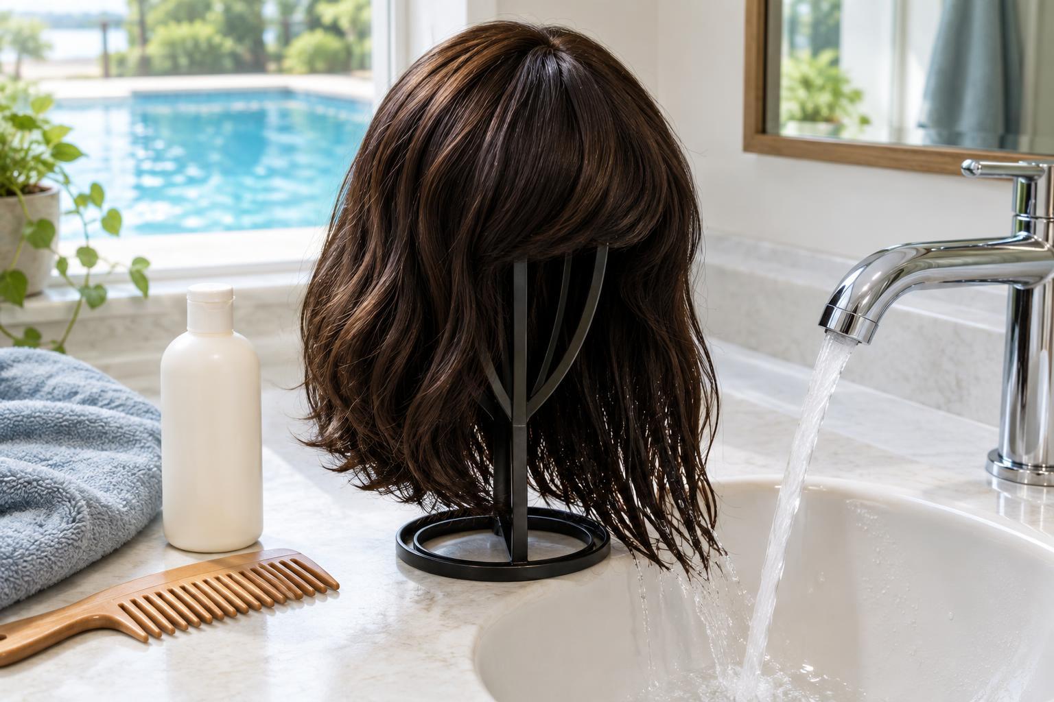 Wig Care After Swimming: How to Remove Chlorine and Saltwater